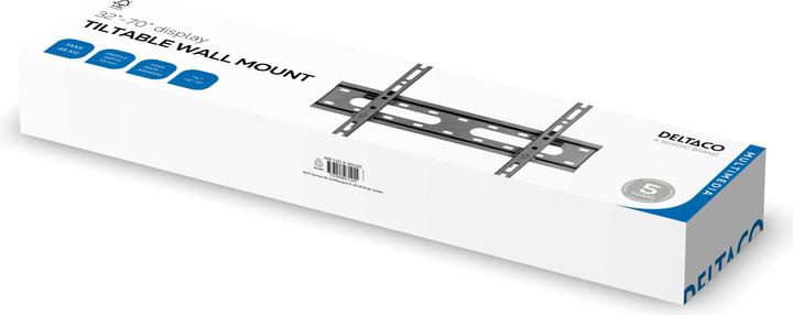 Produktbild Deltaco ARM-1101-B (Wand, 45 kg, 32" - 70")