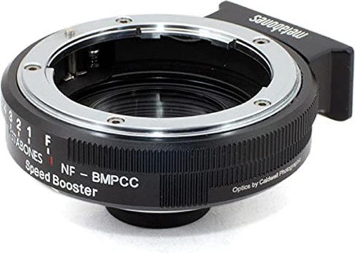 Produktbild Metabones Speed Booster Nikon G an Blackmagic BMPCC MFT