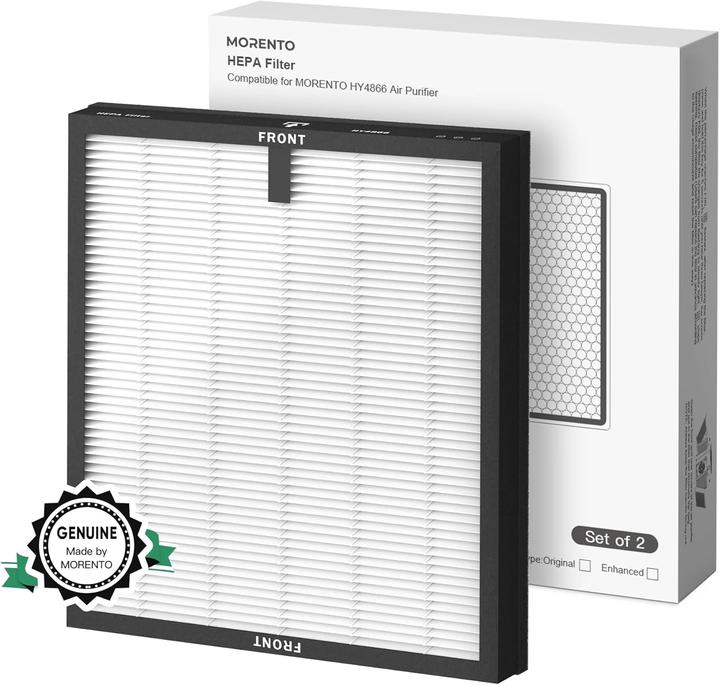 Image du produit Morento HY4866 Luftreiniger HEPA-Ersatzfilter (2x)