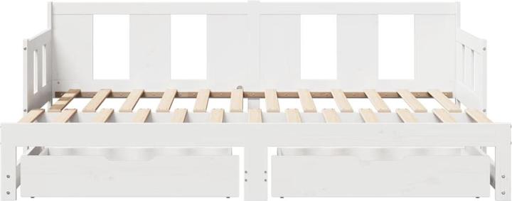 Actual product image vidaXL Extendable day bed with drawers