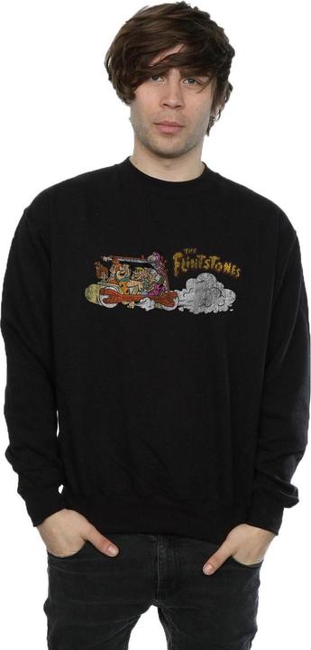 Produktbild The Flintstones Family Car Distressed Sweatshirt (S)