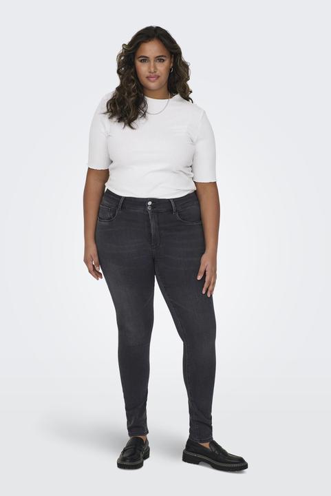 Actual product image Only Curvy CarStorm Life HW Wide Skinny Fit Jeans (W54/L32)