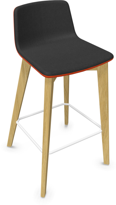 Black, Bright red, White, Ash natural light grey stained