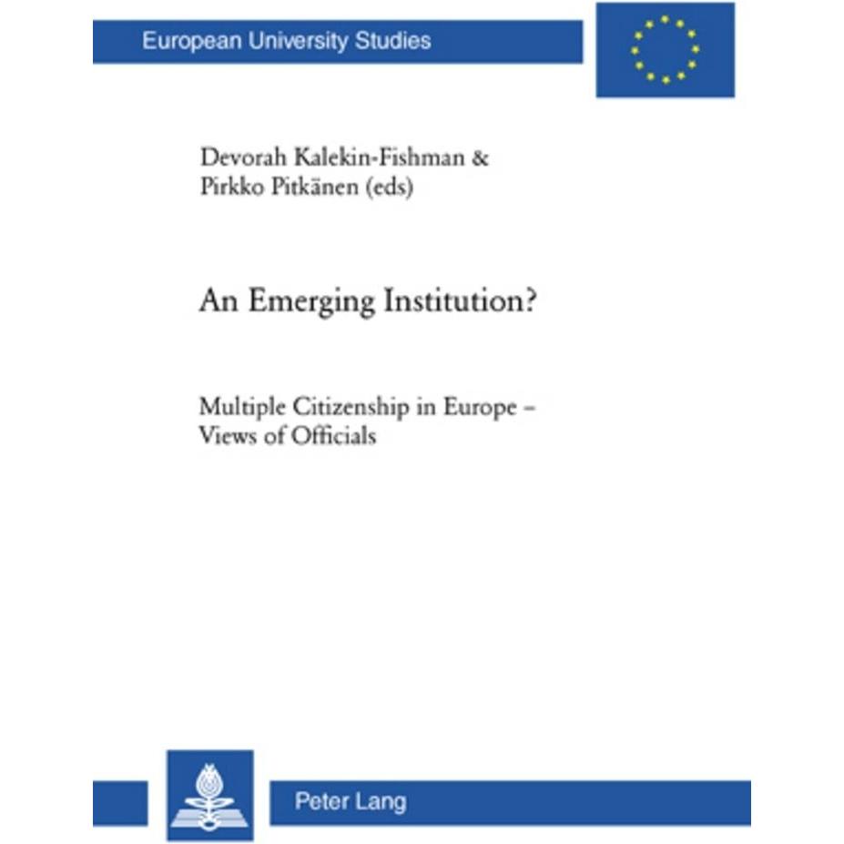 An Emerging Institution?, Fachbücher von Devorah Kalekin-Fishman, Pirkko Pitkänen