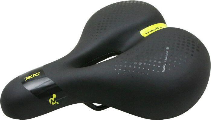 Immagine prodotto Sella ergonomica City in elastomero nero con memory foam e foro centrale per donne