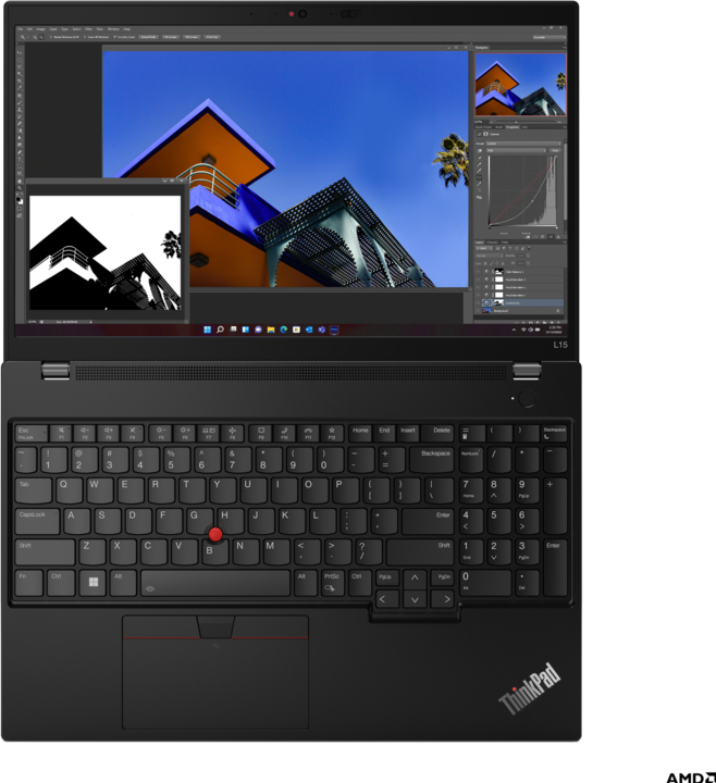 Actual product image Lenovo ThinkPad L15 G4 AMD Ryzen 5 Pro 7530U 39.62cm 15.6inch FHD No Touch 16GB 512GB SSD UMA WWAN R (15.60", AMD Ryzen 5 Pro 7530U, 16 GB, 512 GB, DE)