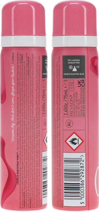 Actual product image Charlie Crow Pink by Charlie Body Spray 75 ml (Spray, 75 ml)