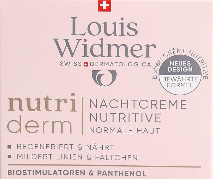 Actual product image Widmer Louis Nutriderm Nachtcreme Nutritive parfumiert 50 ml (50 ml, Night cream)