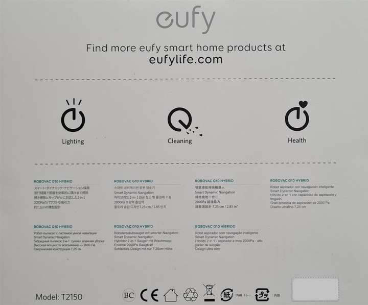 Produktbild eufy Robovac G10 Hybrid (Saugwischroboter)