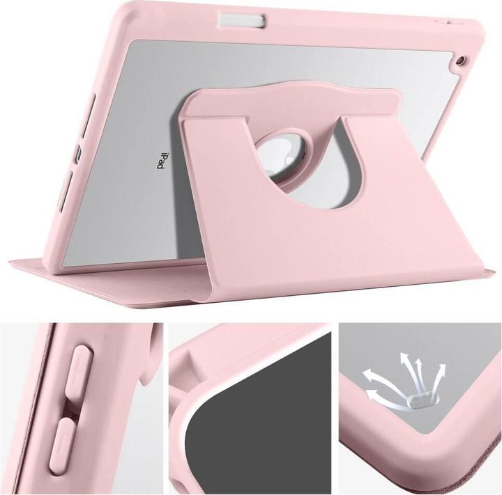 Produktbild Cover-Discount iPad 10.2 - 360-Grad Hülle rosa (Apple iPad 2019 (7. Gen), Apple iPad 2020 (8. Gen), Apple iPad 2021 (9. Gen))