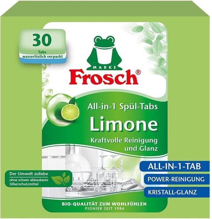 Immagine prodotto Frosch Pastiglie per lavastoviglie tutto in uno (Compresse)