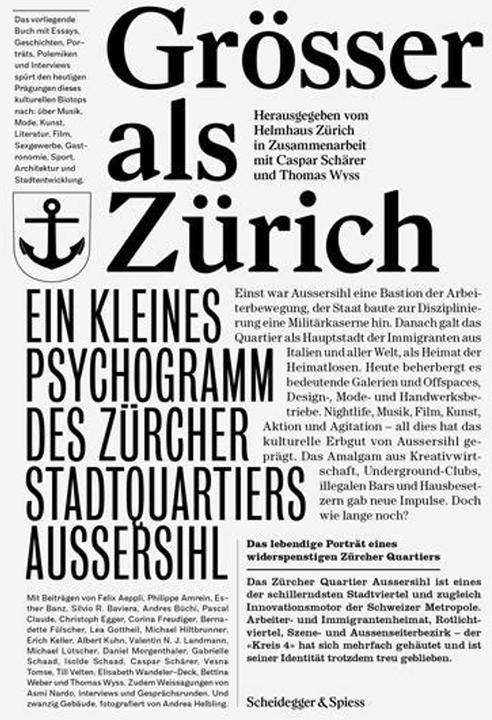 Produktbild Grösser als Zürich (Deutsch, 2012)