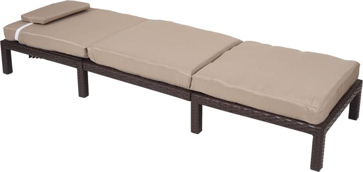 Actual product image JOHN316 Rattan Liegestuhl (198 cm)