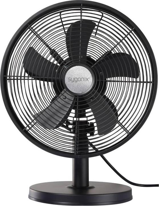 Actual product image Sygonix Tischventilator 35 W Schwarz (56 dB)
