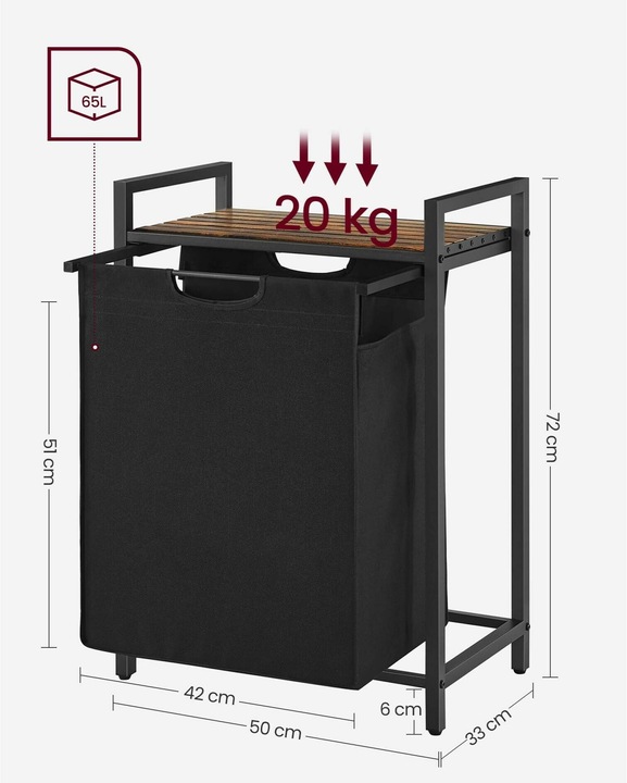 Image du produit Vasagle Laundry (65 l)