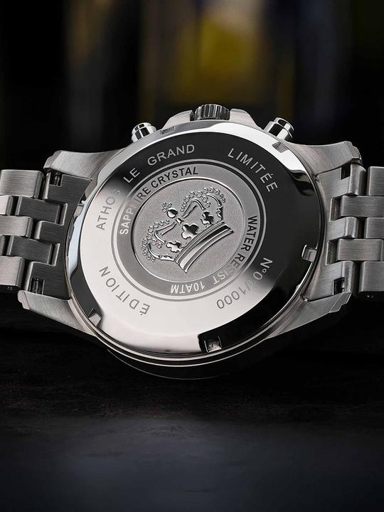 Immagine prodotto Louis XVI LXVI3521 Herrenuhr Athos le Grand 2.0 Diamond 48mm 10ATM (Orologio da polso analogico)