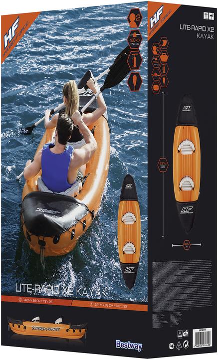 Image du produit Bestway Hydro-Force™ Kayak gonflable 2 places Rapid™ 3,21 m (321 cm, 2 pers.)