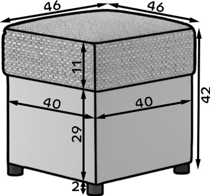 Actual product image ELTAP Pouf R3
