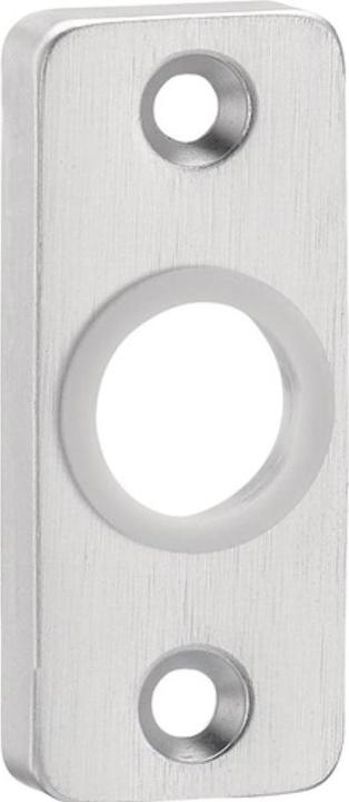 EDI Handle rose 3302/0000 Aluminium F1 Escutcheon thickness 8 mm round angled (Door handle)
