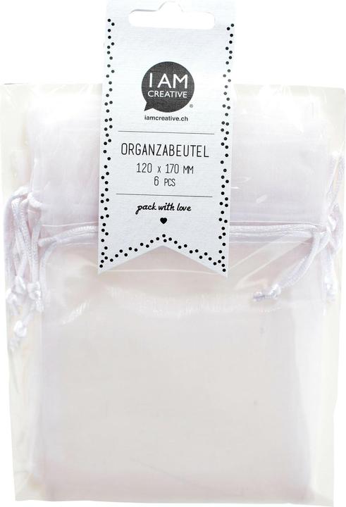 Produktbild I Am Creative Organzabeutel (Geschenktüte, 6 x)