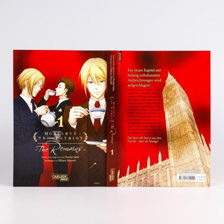 Actual product image Moriarty the Patriot: The Remains 1 (German, Hikaru Miyoshi, Yosuke Saita, 2024)