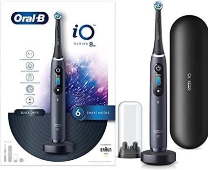 Actual product image Braun Oral-B iO Series 8N, electric toothbrush, black