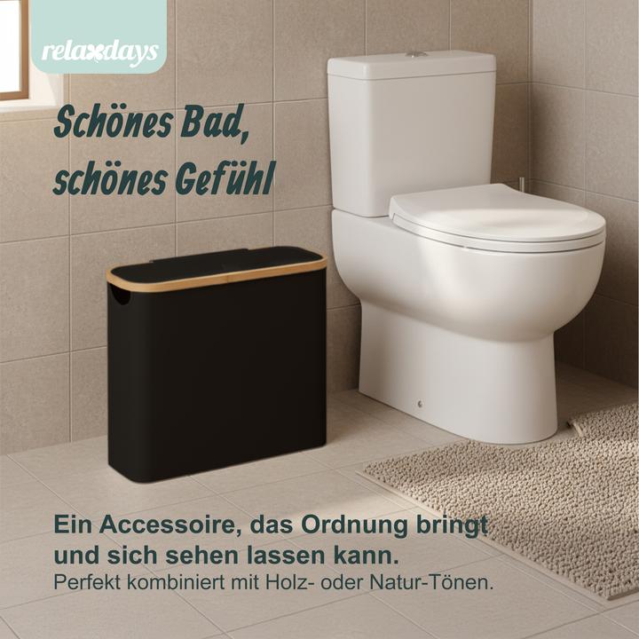 Actual product image Relaxdays Toilet roll storage
