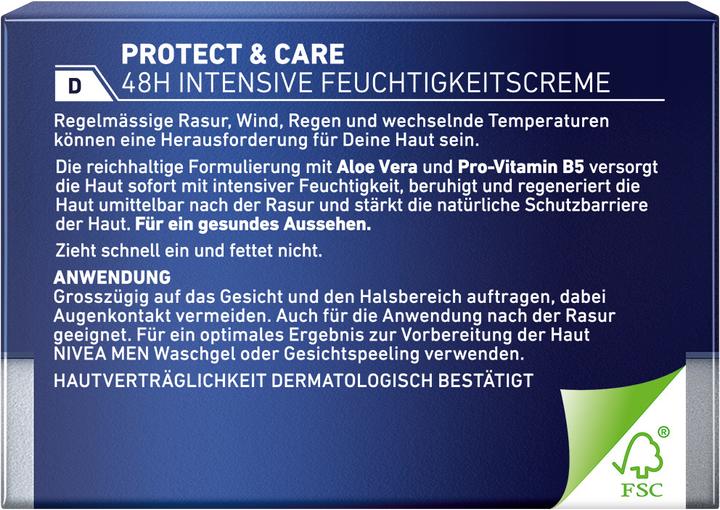 Actual product image Nivea Men Protect & Care (50 ml, Day cream)