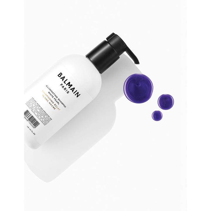 Actual product image Balmain Illuminating Shampoo White Pearl, Non-professional, Shampoo, Blonde, Blond, Grey, 300 ml (Liquid shampoo, 300 ml)