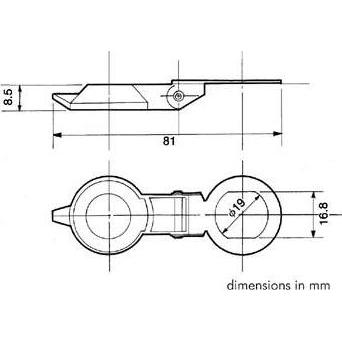 Thumbnail - Velleman Cap For Key Switch Ks1, Ks2, Ks3, Ks5, Ks7, Ks8, Ks9, Ks10 And Ks13, Taster + Schalter