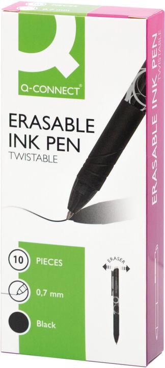 Image du produit Q-Connect Roller Erasable Ink (Noir, 10 x)