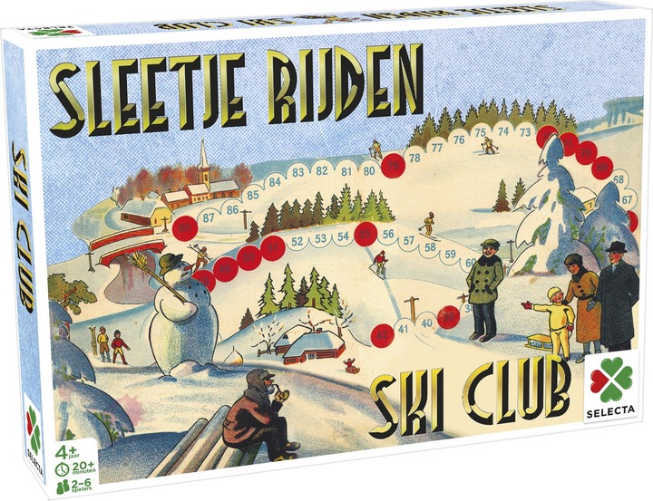 Produktbild Selecta Spielzeug Brettspiel Spiele aus der Vergangenheit - Rodel-/Skiclub