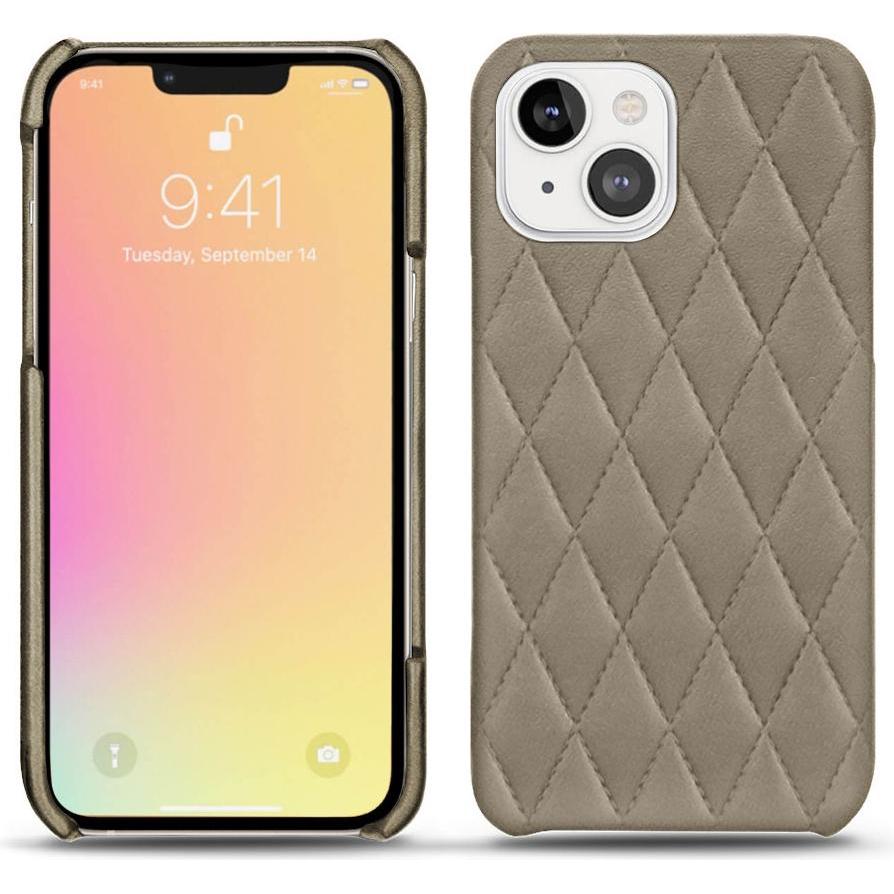 Noreve Lederschutzhülle (Apple iPhone 13), Smartphone Hülle, Beige