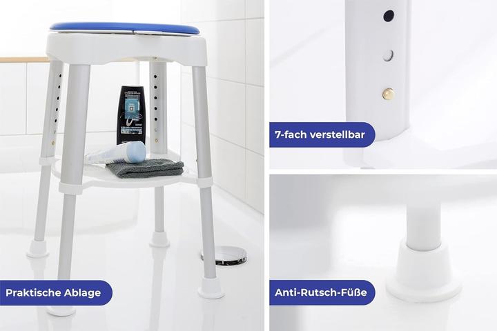 Produktbild Wenko Sgabello da Doccia (150 kg)