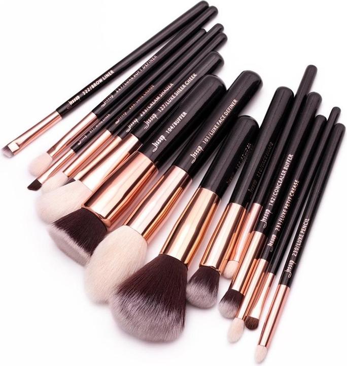 Produktbild NoName JESSUP SET Make Up Brush pędzle do makijażu twarzy T160 15szt. (Foundation)