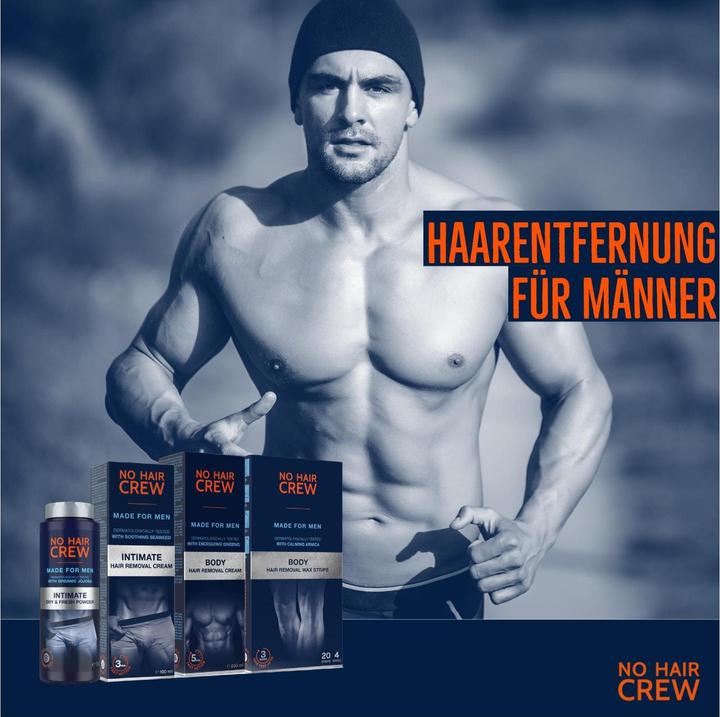 Produktbild No Hair Crew Kaltwachsstreifen (448.80 ml, 20 x, 76 g)