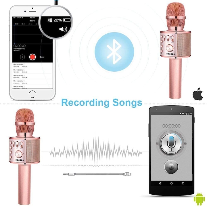 Produktbild Bonaok Bluetooth Karaoke Mikrofon