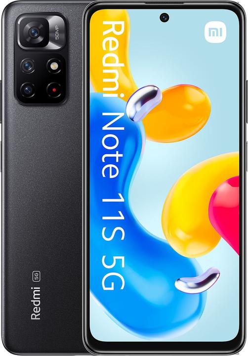 Produktbild Xiaomi Redmi Note 11S 5G (128 GB, Schwarz, 6.60", Dual SIM, 5G)