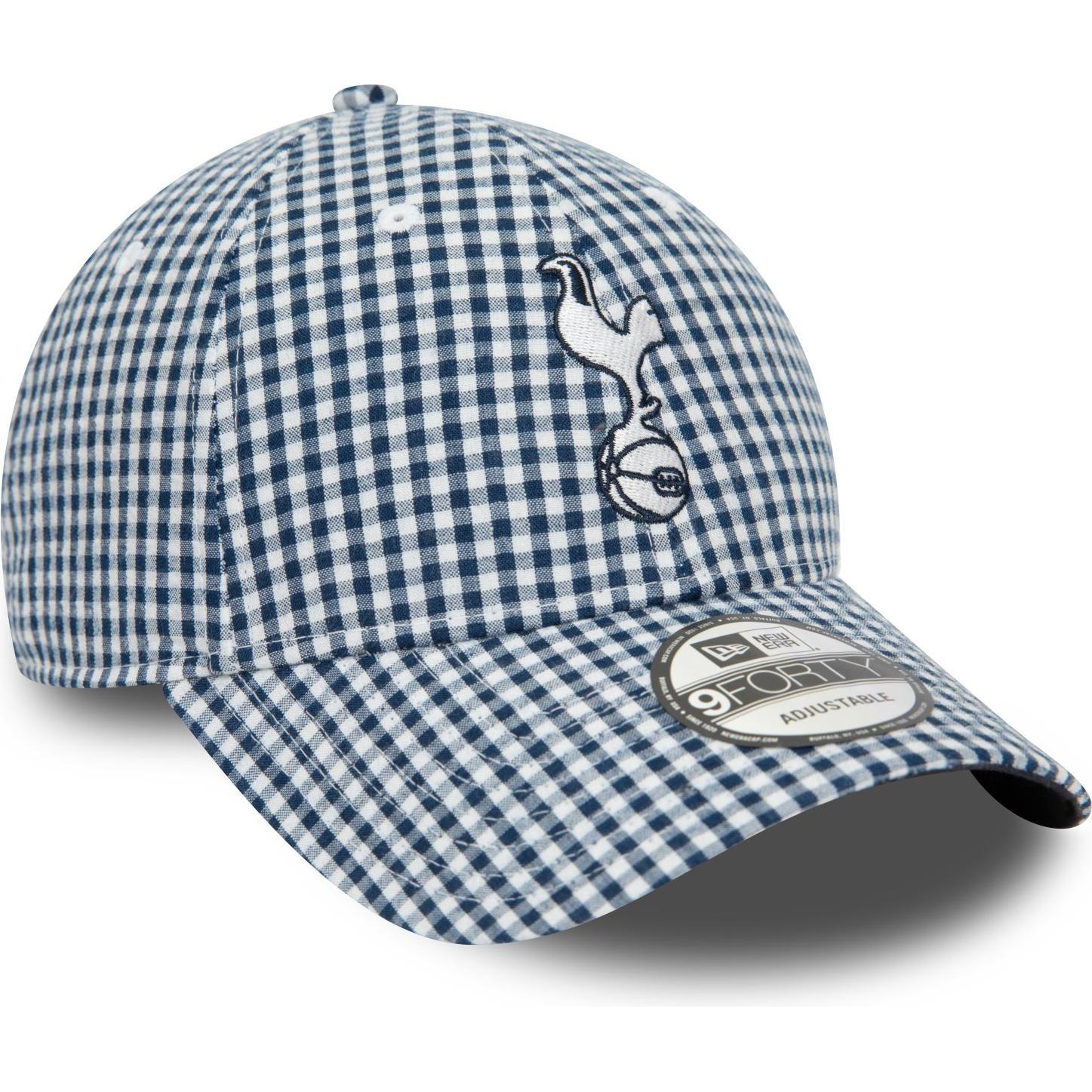 New Era, Herren, Cap, 9Forty Adjustable Cap - Gingham Tottenham Hotspur, Blau