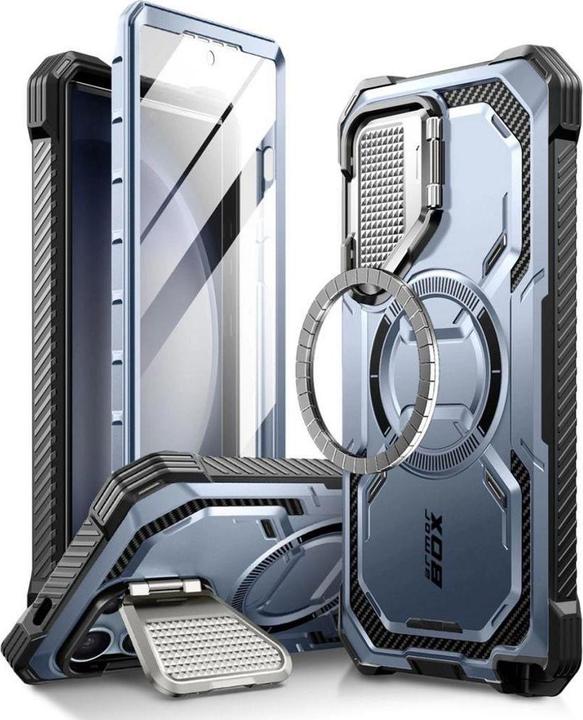 Produktbild i-Blason IBLSN Armorbox Mag Supcase Hülle mit MagSafe für Samsung Galaxy S24 Ultra – blau (Samsung Galaxy S24 Ultra)