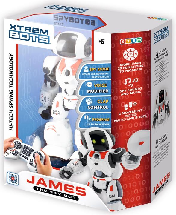 Produktbild Xtrem Bots BLUE ROCKET Spionageroboter JAMES