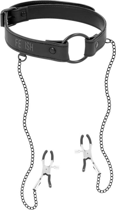 Actual product image Fetish submissive Anilla Mordaza Con Pinzas Para Pezones