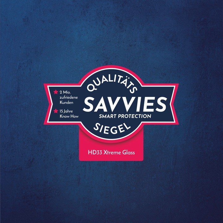 Actual product image Savvies Tempered Glass