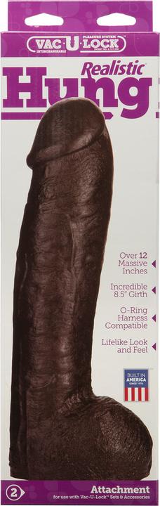 Produktbild Doc Johnson Realistic Hung Black