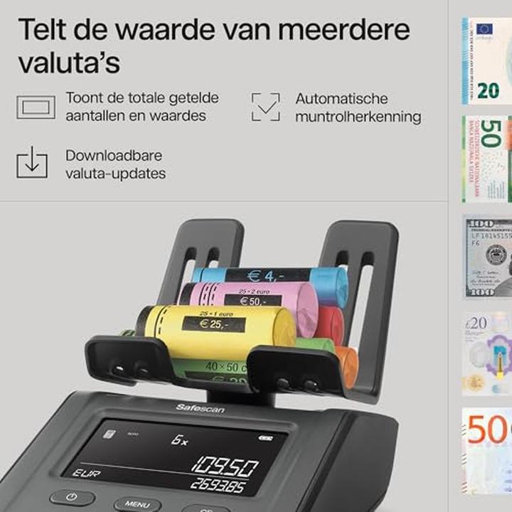 Image du produit Safescan Geldwaage 6165 (G3) (Compteuse de pièces, Compteuse de billets)