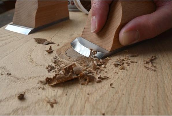 Produktbild Kirschen Handhobel Flatfix 95x50x4,5 mm rund (50 mm)