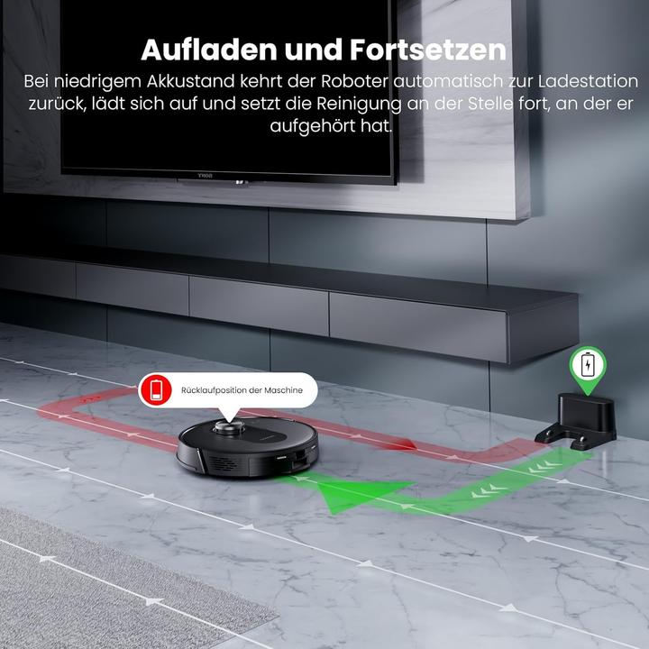 Produktbild Proscenic Aspirapolvere Robot (6000 Pa, Wischtuch)