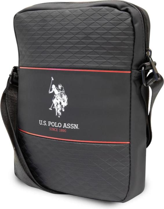 Immagine prodotto U.S. Polo Borsa 10" a righe centrali, nera