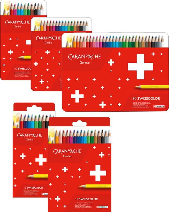 Immagine prodotto Caran d'Ache Swisscolor (Multicolore, 18 x)