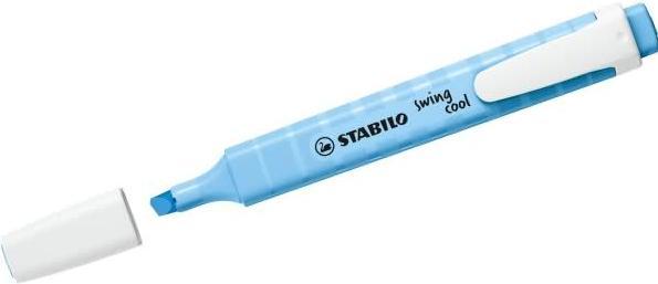 Immagine prodotto STABILO swing cool Evidenziatore pastello (Blu celeste, 4 mm, 1 x)